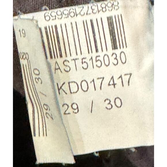 Mavi Alexa Women's‎ Jeans Stretch Mid-Rise Skinny Raw Hem Denim Black Sz. 29/30 - Picture 10 of 11